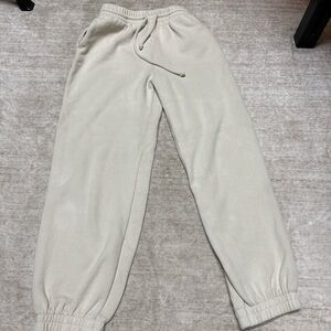Zara Cream Track Pants